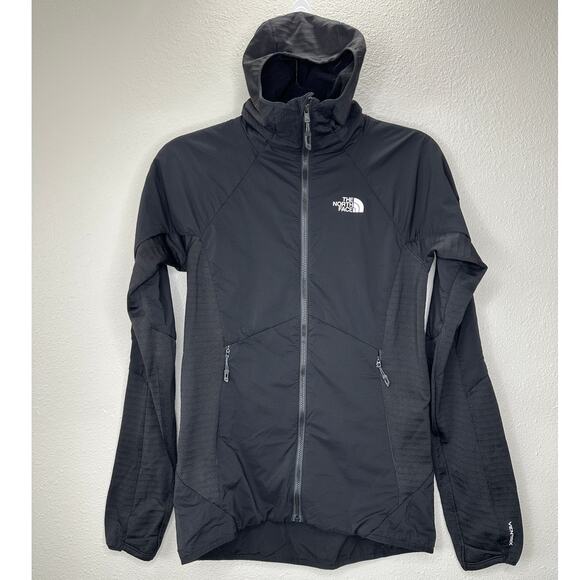 The North Face Black Long Sleeve Front Zip High Neck Hooded Jacket XS - Picture 2 of 9
